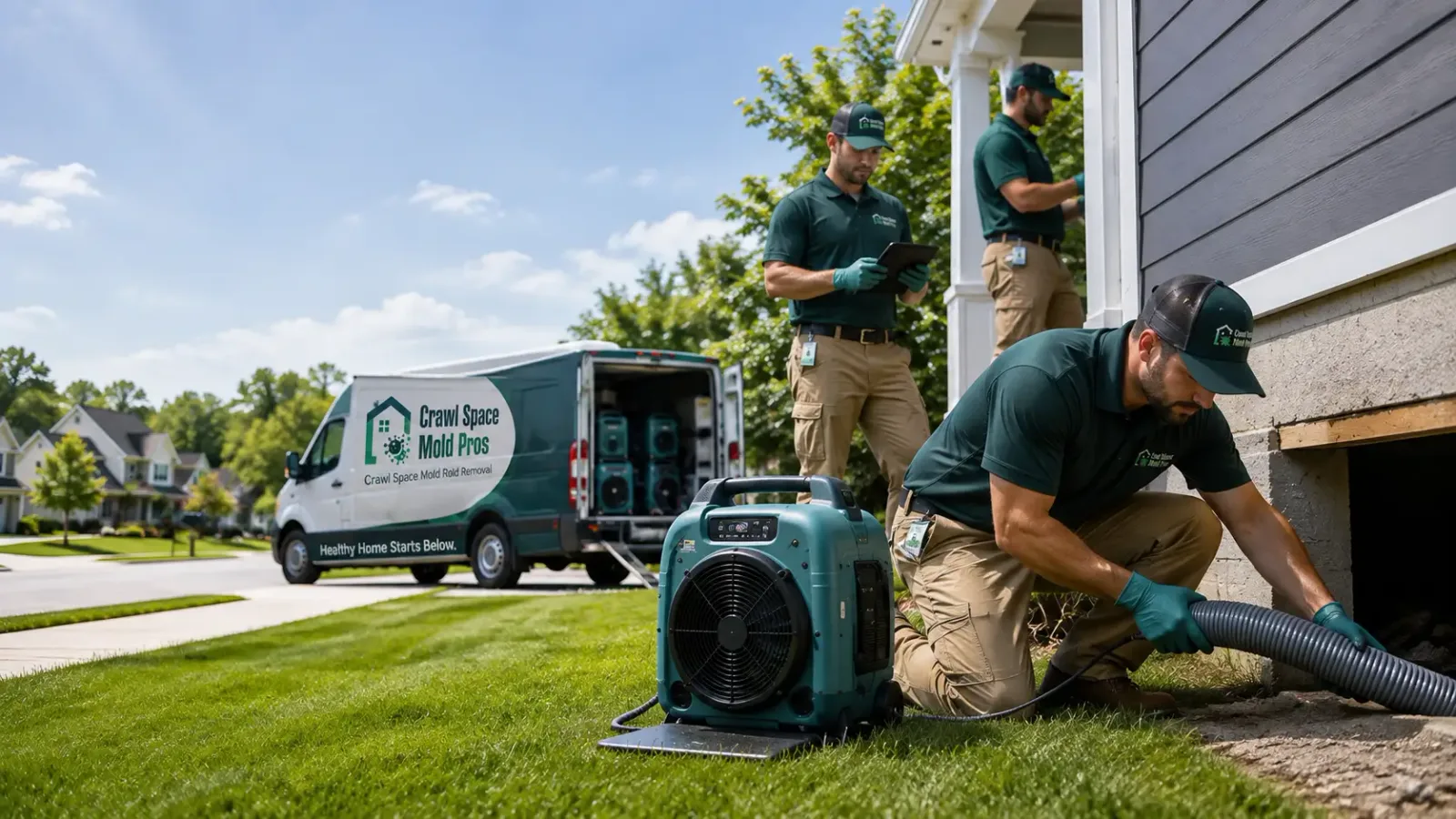 Crawl Space Mold Removal in Holyoke, MA